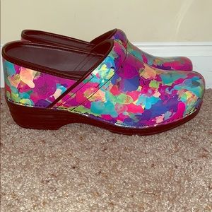 Limited Edition Pro XP- Pink Splash Dansko Clogs